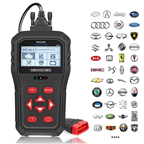 OBD2 Scanner, SEEKONE SK819 Universal Car Code Reader Professional Vehicle Diagnostic Tool Auto Check Engine Light Scan Tool for All OBDII Protocol Cars Since 1996
