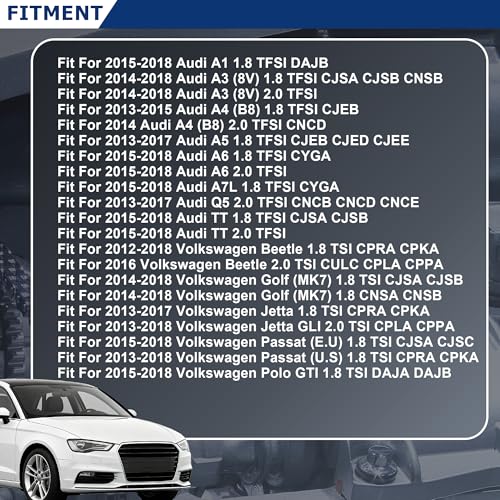 Image of EA888 Gen3 Head Gasket Set w /Head Bolt Fit for Audi A1 A3 A4 A5 A6 A7 Q5 TT Volkswagen VW Beetle Golf Jetta Passat olo GTI 1.8L 2.0L TFSI TSI CJSA CJSB CNSB NCB CNCD CNCE OE#06K103383K 036109675A