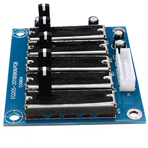 Stereo 5-Band Equalizer Eq Board Adjustable 5-Segment Audio Tone Preamplifier Board Module Dual Power for Amplifier miniatura 1