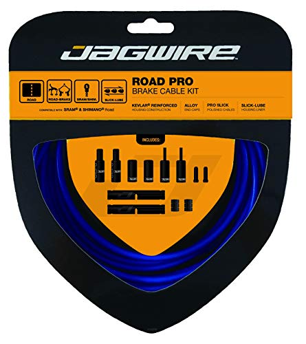 Jagwire Unisex's Sid Blue Road Pro Brake Kit, Shimano/SRAM