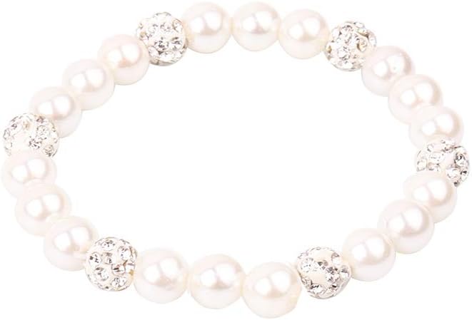 Baby Girl Gift Children Jewelry Shell Pearl Bracelet for 2-11Years Baby Girl Christening Bracelet…