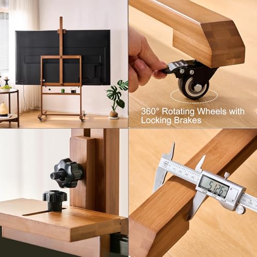 Soporte móvil para TV ajustable para 32-85 pulgadas miniatura 4