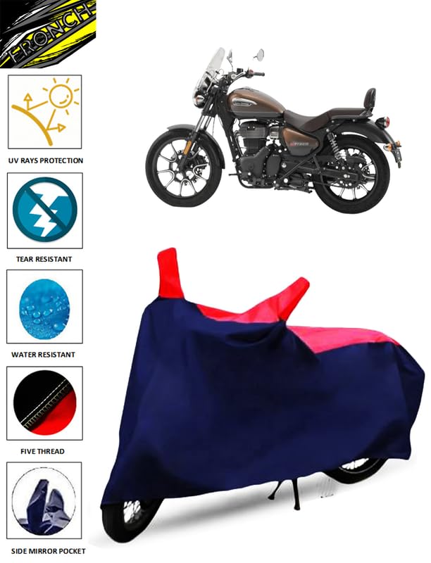 Image of Waterproof Bike /SCOOTY Cover for Royal Enfield Meteor 350 (Meteor 350 Bike Cover /Meteor 350 Bike Cover Waterproof /Royal Enfield Meteor 350 Bike Cover)