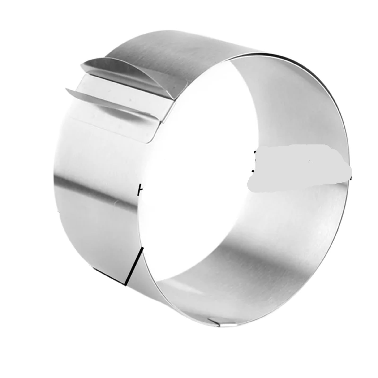Anillo Cuadrado Redondo Ajustable for Mousse, Molde for Hornear Pasteles de Acero Inoxidable, Herramientas decoración postres Cocina para Mous, Postre, Pastele(Rotundity)