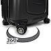 Traveler's Choice Polycarbonate Hardside Expandable Spinner Luggage, Brushed Metal, Silverwood I (30-Inch)