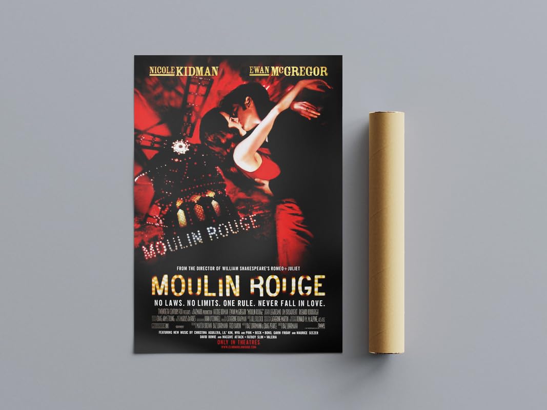 All Time Great Movie Posters Moulin Rouge Wall Art (A4 Size 21cmx29.7cm)