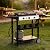 ADREAK 3 Burner BBQ Gas Griddle, 25.6 Inch Stainless Steel Portable Detachable Propane Griddle, 30,000 BTU Flat Top Barbecue Grill with Side Shelves for Camping