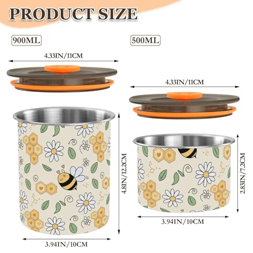 Envase de Acero Inoxidable para Café 900 ML miniatura 2