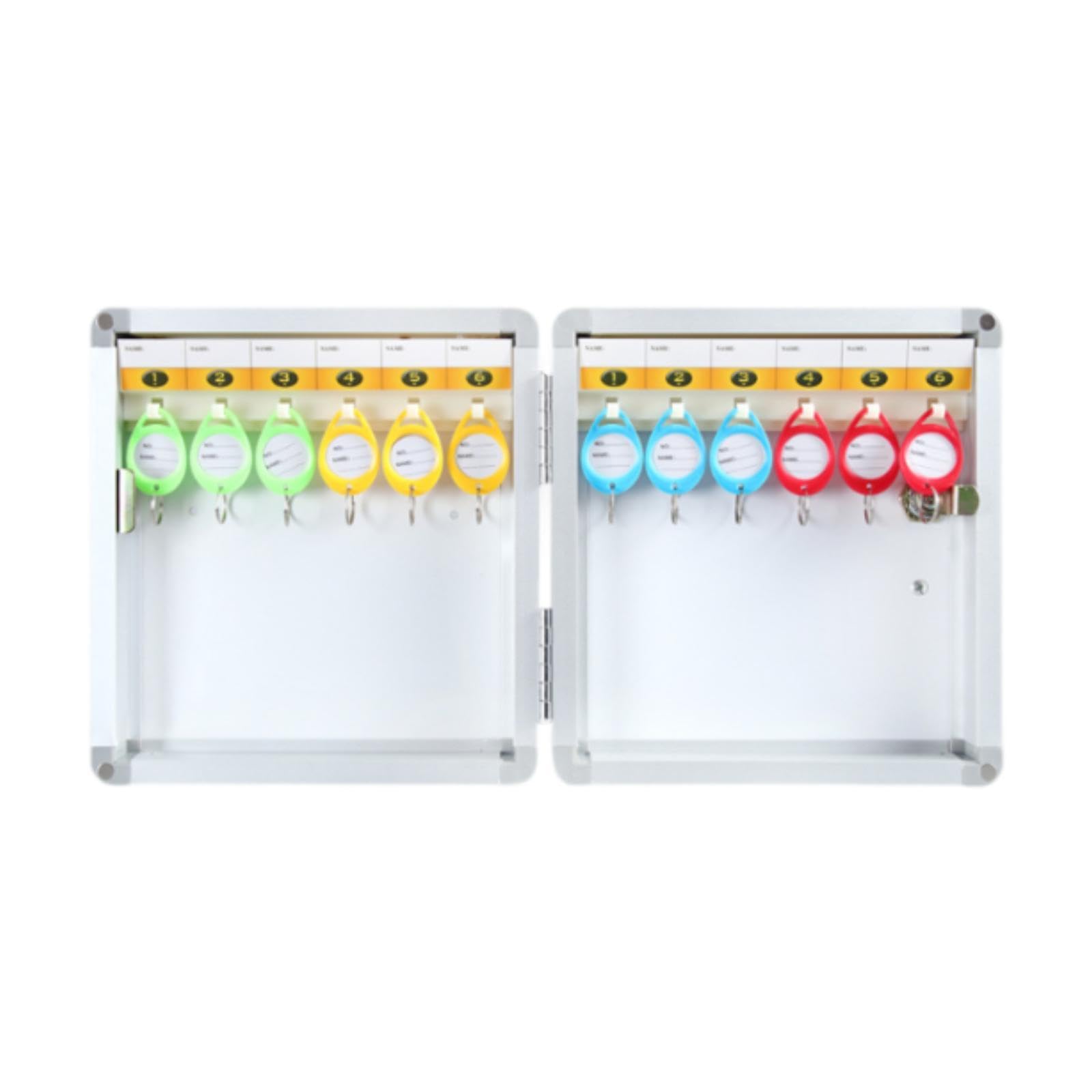 CALANDIS™ Key Lock Box Wall Mounted Storage Case Key Cabinet for Office Hotel Car Rental 12 Position | Lock Boxes | Access Control Equipment | Facility Maintenance & Safety-picture-22