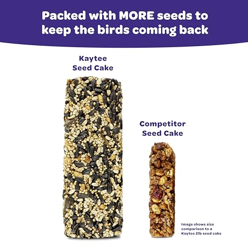 Kaytee Woodpecker Seed Cake, Wild Bird Food, 1.85 Pounds, 4 Count - image 5
