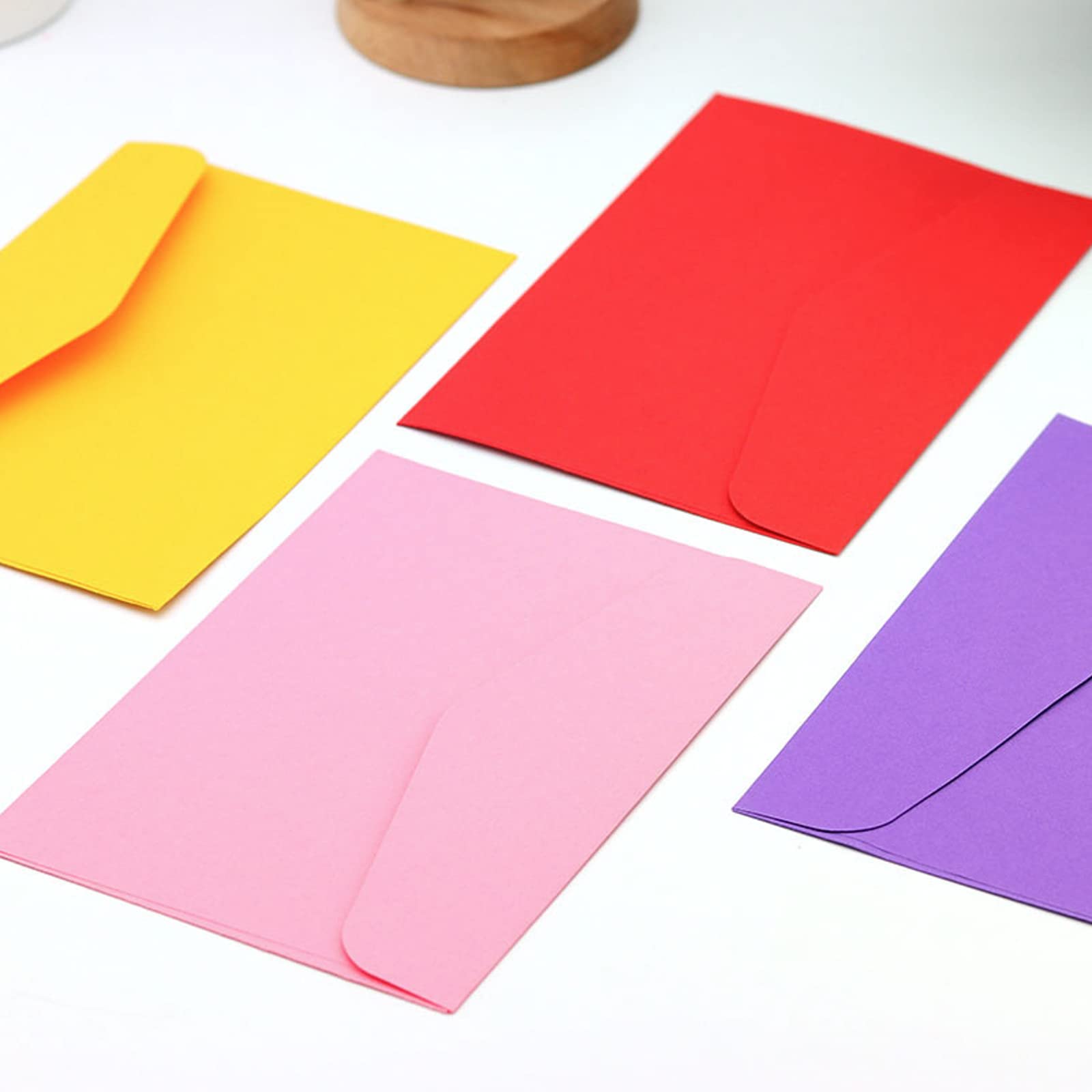 VANRA Confezione da 150 Mini Buste in 15 Colori Assortiti per Biglietti Regalo, Cartoncini, Indici, Biglietti da Visita (10,2 x 6,9 cm)