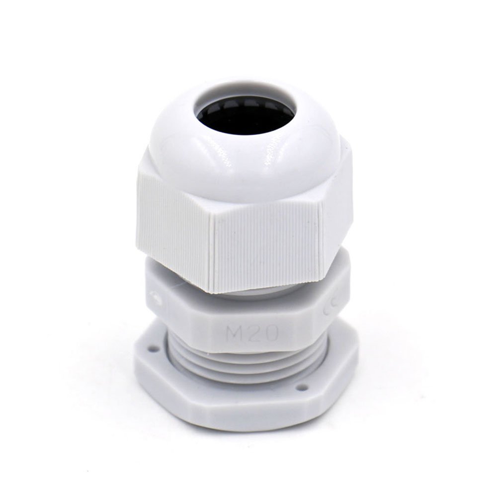 Baomain Cable gland M20 Gray Waterproof Cable Connectors CE SGS 10 Pack-image-34