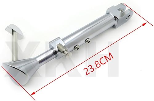 Miniatura 6 de XKH - Soporte lateral ajustable CNC cromado compatible con Star Vmax V-Max 2009-2014 [B07512M882]