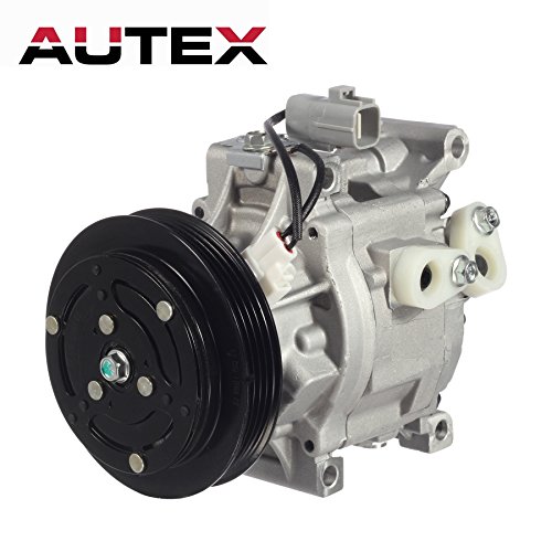 AUTEX AC Compressor and A/C Clutch CO 11063AC 8832052010 Replacement for Echo 2000 2001 2002 2003 2004 2005 1.5L