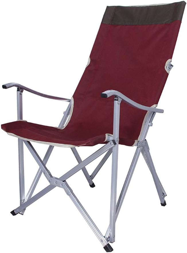 Plegable silla de camping Silla para acampar al aire libre con apoyabrazos Tamaño Aleación de aluminio Silla plegable portátil Silla Daecheon, se pliega para adaptarse a la mayoría de los baúles de au