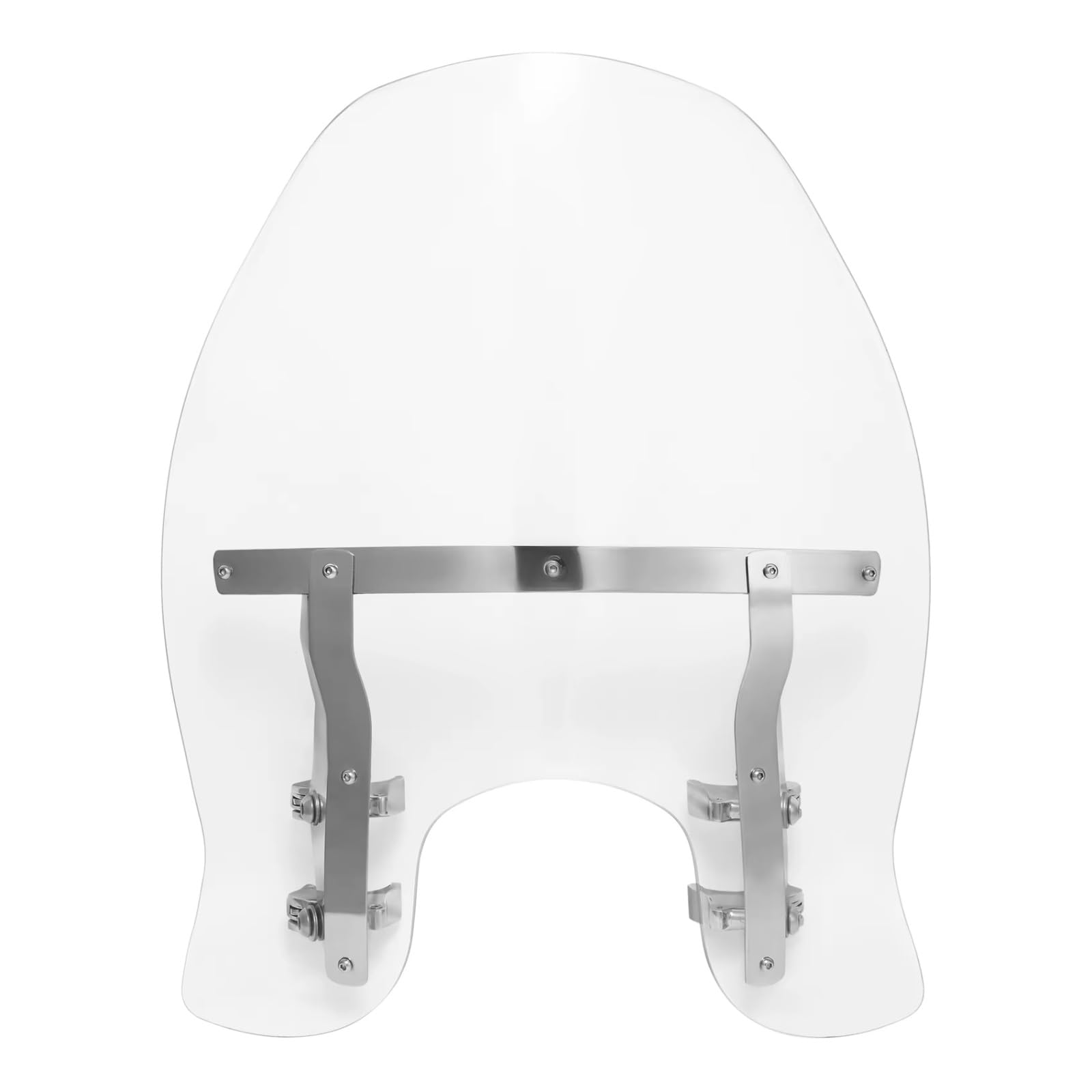 Deflector Moto Compatible Con Softail Para Standard 2020-2024 Para Low Rider S FXDLS 2016-2017 Parabrisas De 19" Con Abrazaderas Deflector De Flujo De Aire