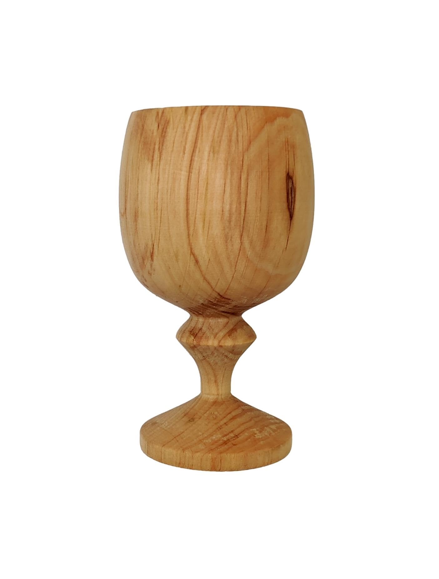 Wooden World - Großer Kelchbecher aus Holz aus Kirschholz, ökologisch und solide