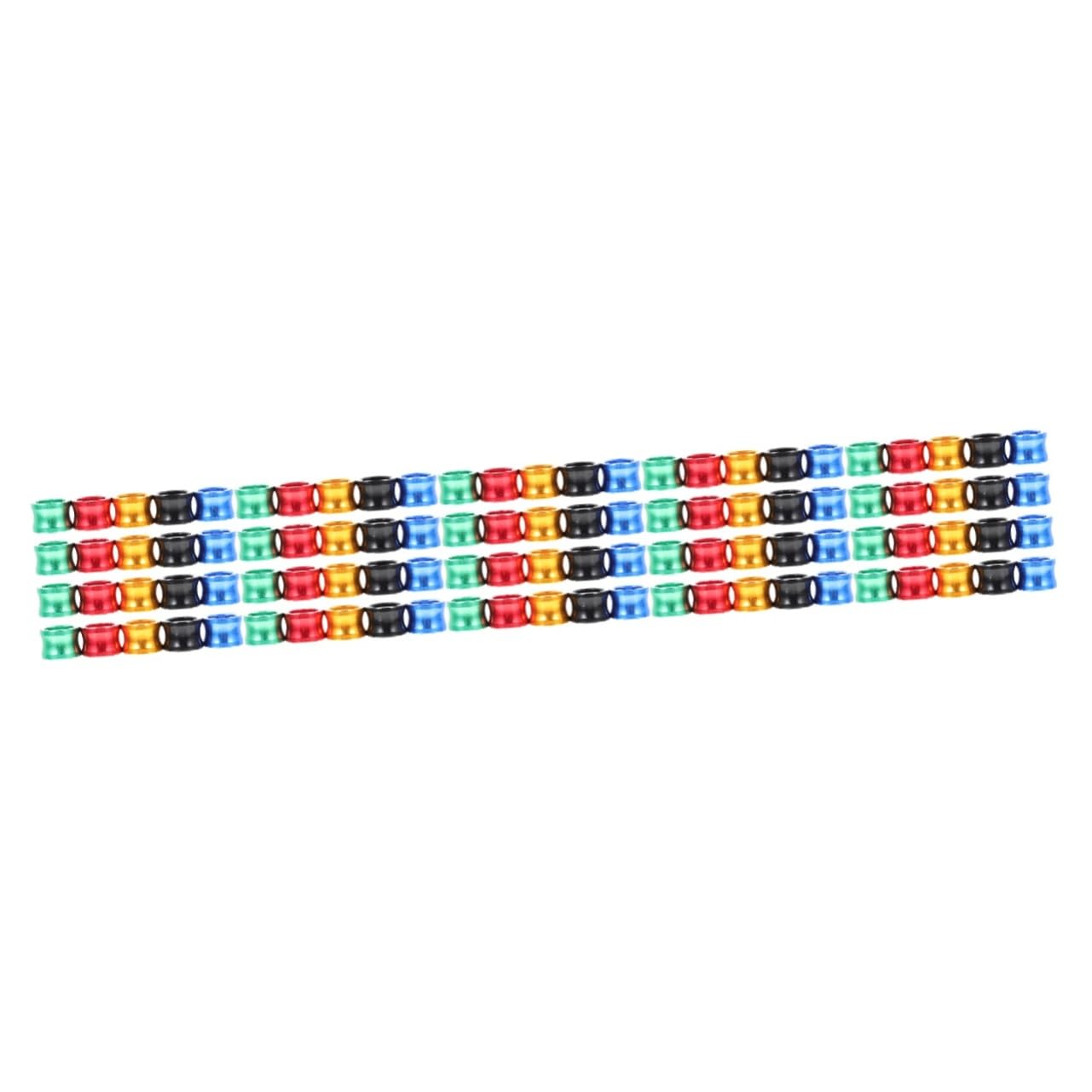 Sosoport 100piezas Anillas De Identificación para Coloridas Anillos De para Aves De Distinción para De y Aves