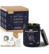 Raetm Zodiac Candles Vanilla Roses Scented Candles, Natural Soy Candle for Home Scented, Gemini G...