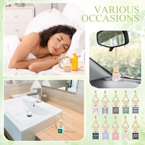Image of Funnymoom 30 Pcs Team Appreciation Gifts Inspirational Empty Hanging Car Air Freshener Diffuser Together Everyone Achieves More Positive Gift for Coworker Nurse Staff Teachers