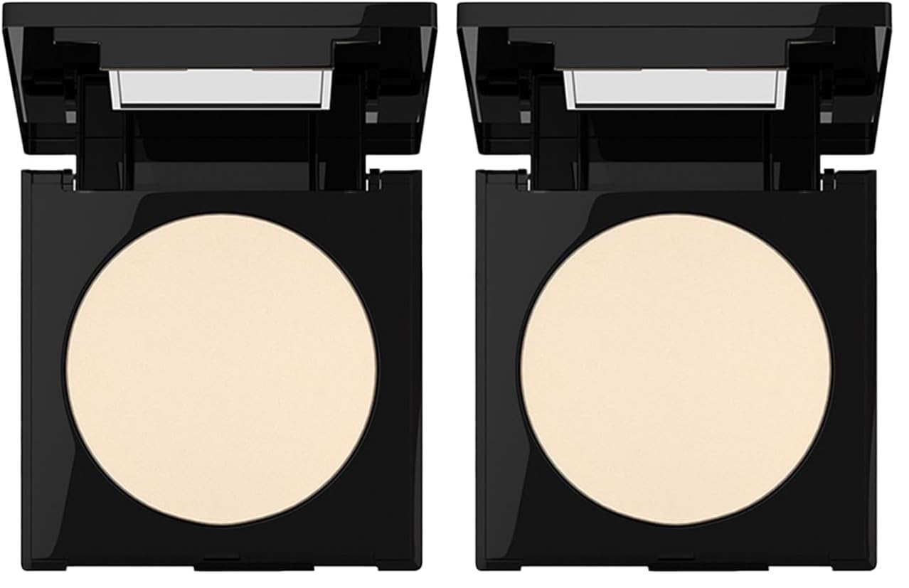 Maybelline New York Powder Foundation, Pressed Powder Compact, Mattifies Skin, Incl. Mirror and Applicator, Fit Me, 120 Classic Ivory, 8.5g (Pack of 2)