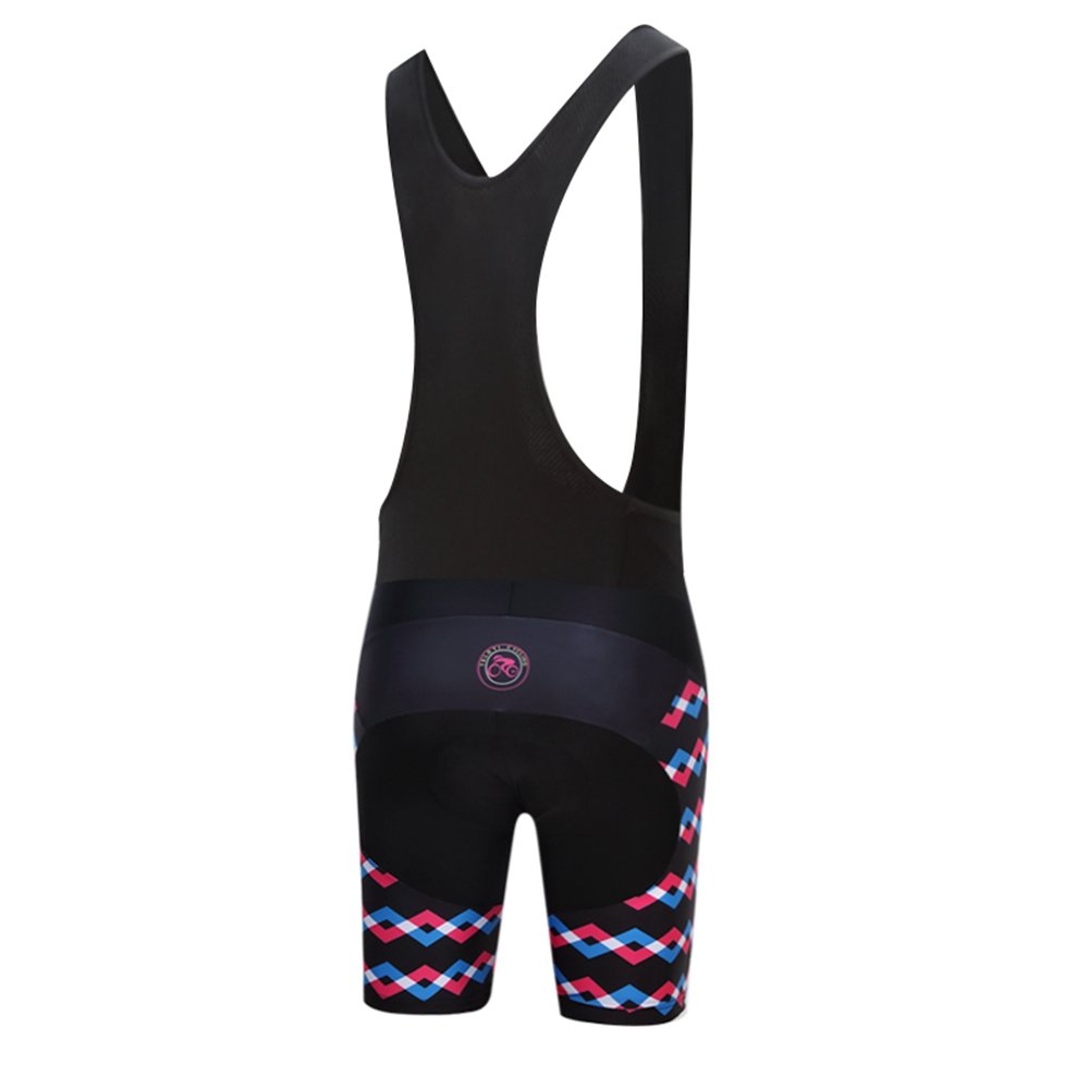 Cycling Bib Shorts Women Bike Bicycle Bib Short with 3D Gel Pad Black XL