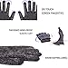 TRENDOUX Touch Screen Gloves, Winter Thermal Gloves Women Men Unisex - Texting Smartphone - Anti-slip Grip - Warm Lining-Stretchy Material, Thin Windproof for Outdoor Driving Biking Sports - Gray - M