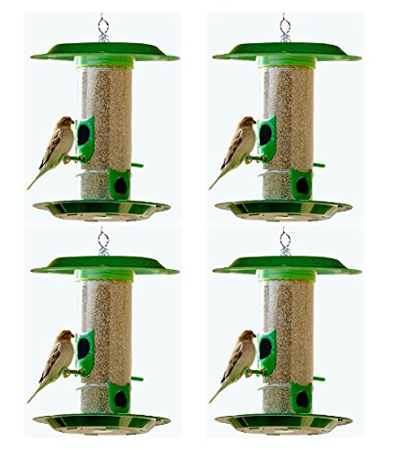 Amijivdaya Medium Bird Feeder with Hut Pack of 4 (B07CVZ82TQ) Amazon Price History, Amazon Price Tracker