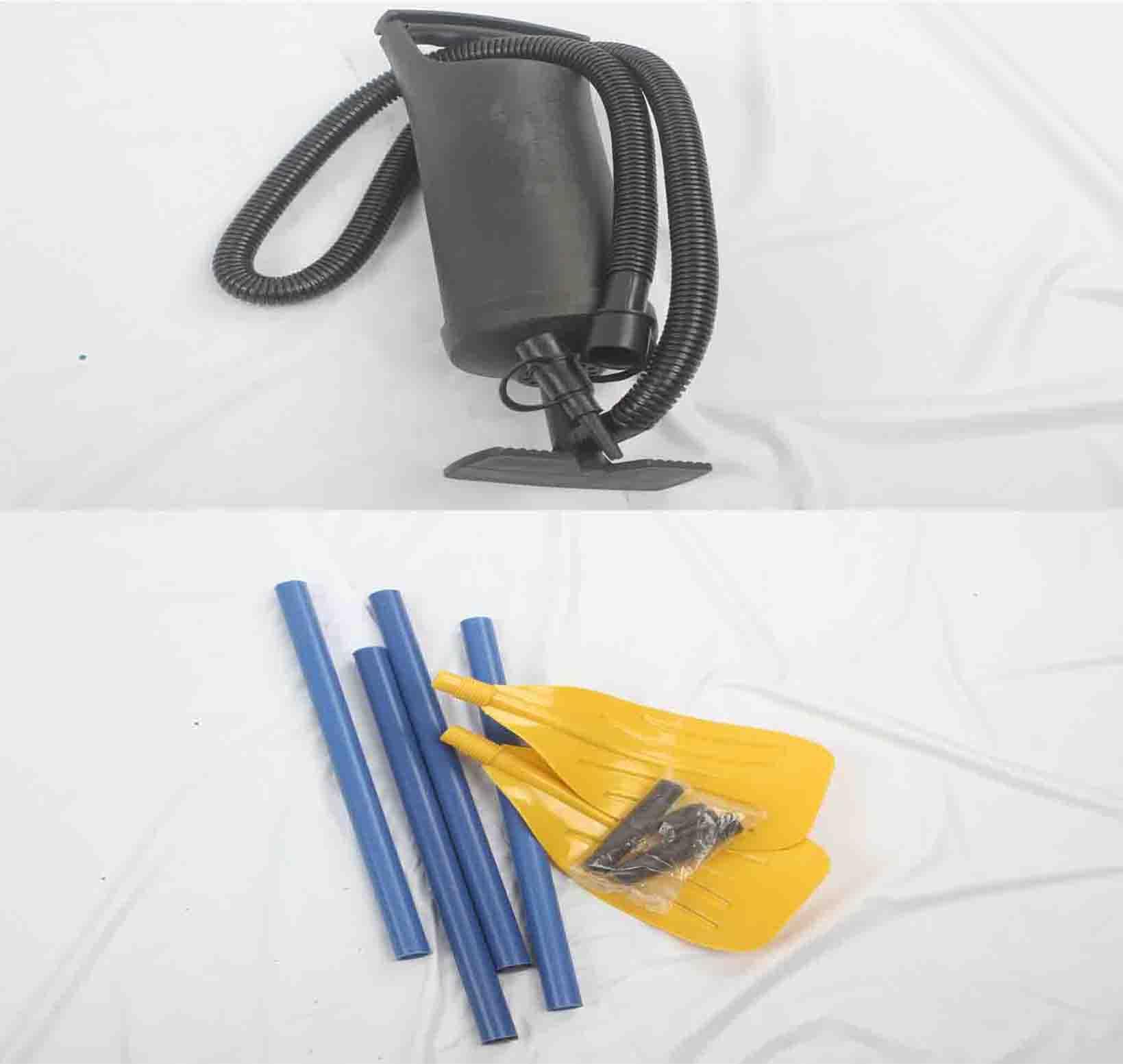 Bateau Gonflable avec Avirons Matelas Pneumatique Bateau Marin Gonflable en PVC Bateau Gonflable pour Chasse au Canard Sauvage Pêche en Plein Air Surf sur la Plage