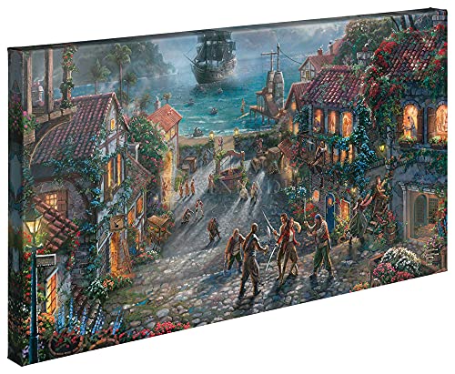 Thomas Kinkade Studios Pirates of the Caribbean 16" x 31" Gallery Wrapped Canvas