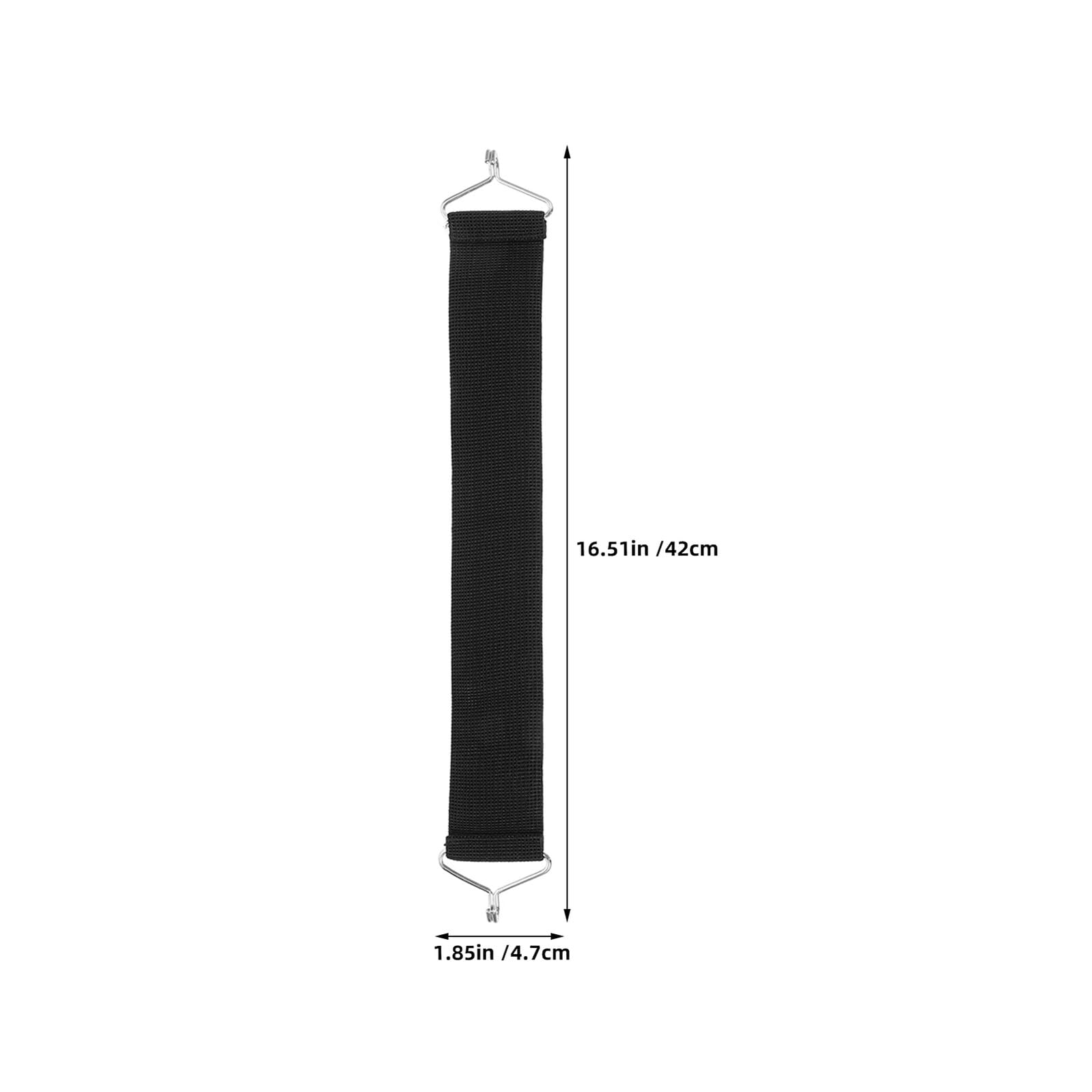Toyvian Lot de 8 Sangles Renforcées en Nylon Noir pour Chaise Longue Pliable, Résistantes aux Fissures et Faciles à Ranger, pour Fauteuils D'extérieur et Voyages