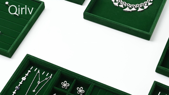 Portagioie a 3 strati, grande capienza in velluto con specchio, grande portagioie verde per anelli, orecchini, collane, bracciali, organizer per gioielli per ragazze e donne