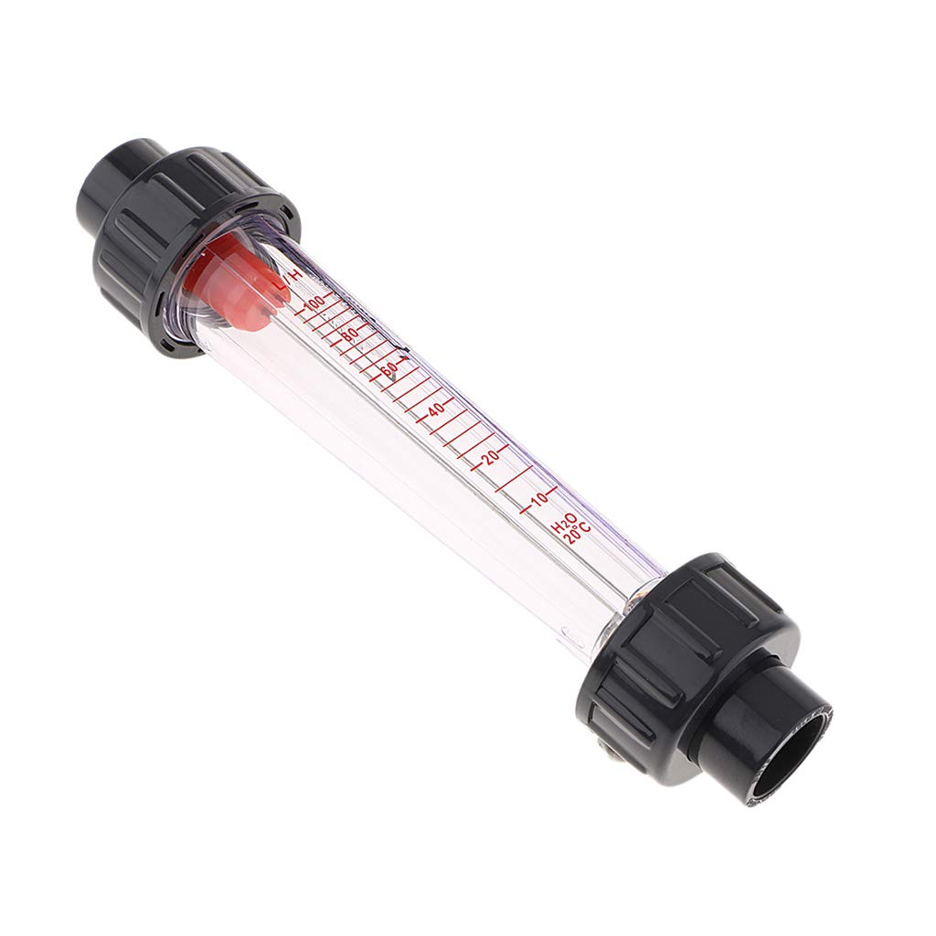 Débitmètre Liquide Rotamètre à Tube Plastique Type 10-100L / H Débitmètre Eau Liquide
