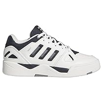 adidas Uomo MIDCITY Low Shoes, Core White, Aurora Ink, Grey Three, 39 1, 3 EU
