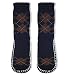Basico Men Knitted Home Slipper Socks with NON Slip Bottom