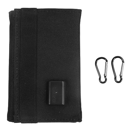 NDNCZDHC Solar Panel, 5V 14W Portable Solar Panel USB Output Nylon Foldable Solar Panel Charger for Outdoor Camping