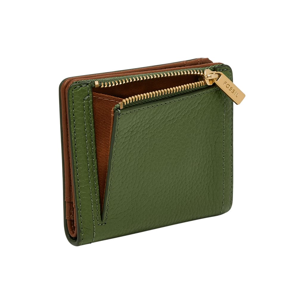 Fossil Logan Mini-Bifold-Geldbörse aus Leder oder Polyurethan für Damen