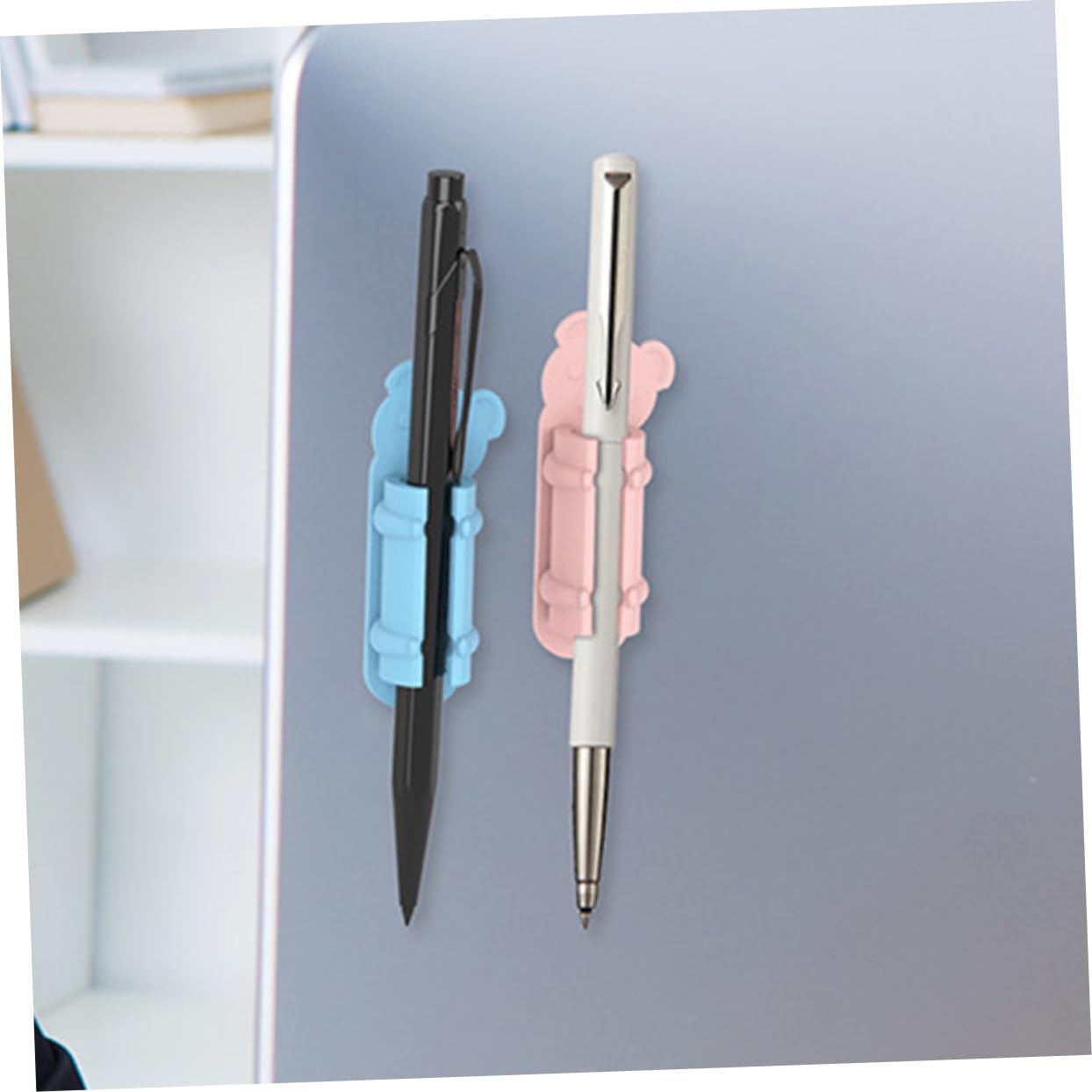 30stücke Teiliges Stifthalter Clips Blau Und Grün Selbstklebende Pen Holder Für Schreibtisch Und Kühlschrank Einsetzbar Rutschfest Und Einfach Anzubringen