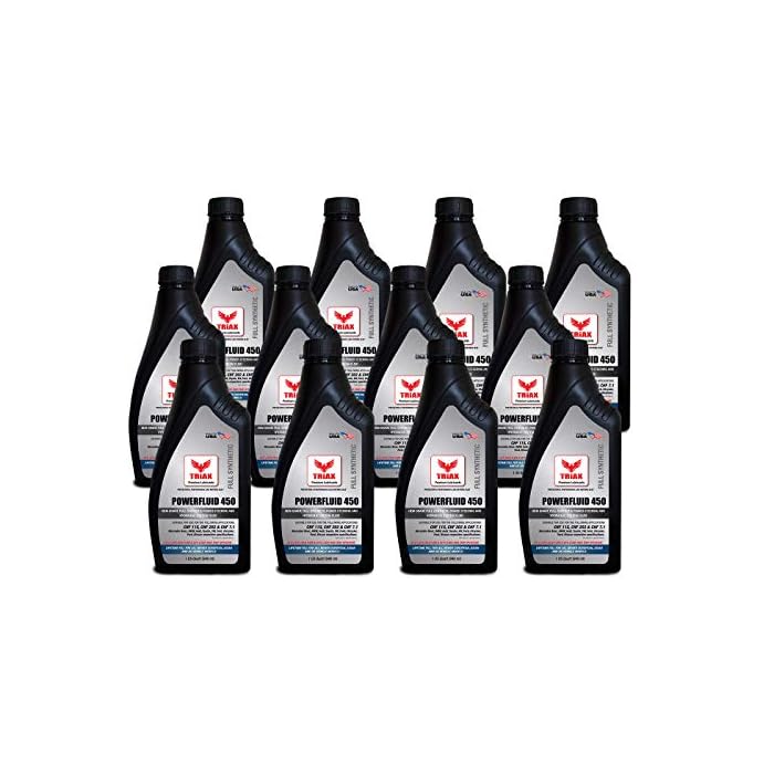 Buy Triax Powerfluid 450 Full Synthetic Power Steering Fluid, Lifetime