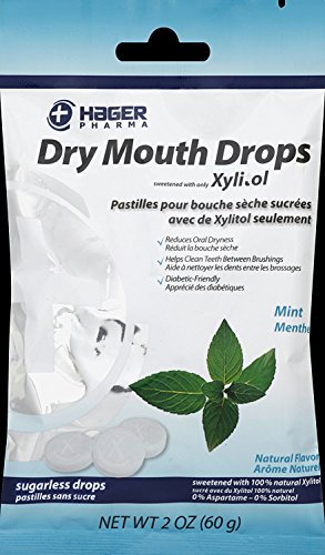Hager Pharma Dry Mouth Drops - Mint - 2 Oz2
