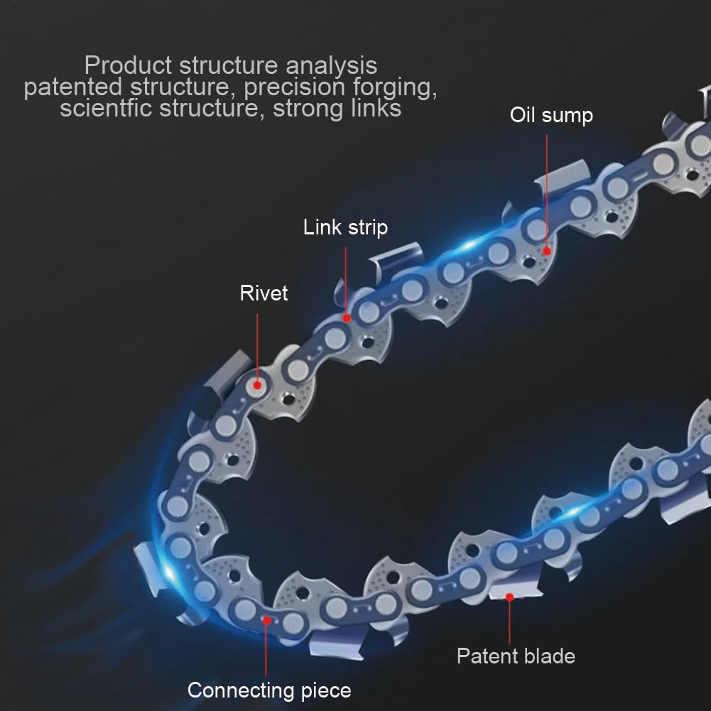 Kettensäge Führungsstangen-Set 4/6/8 Zoll - Inklusive Ersatzkette
