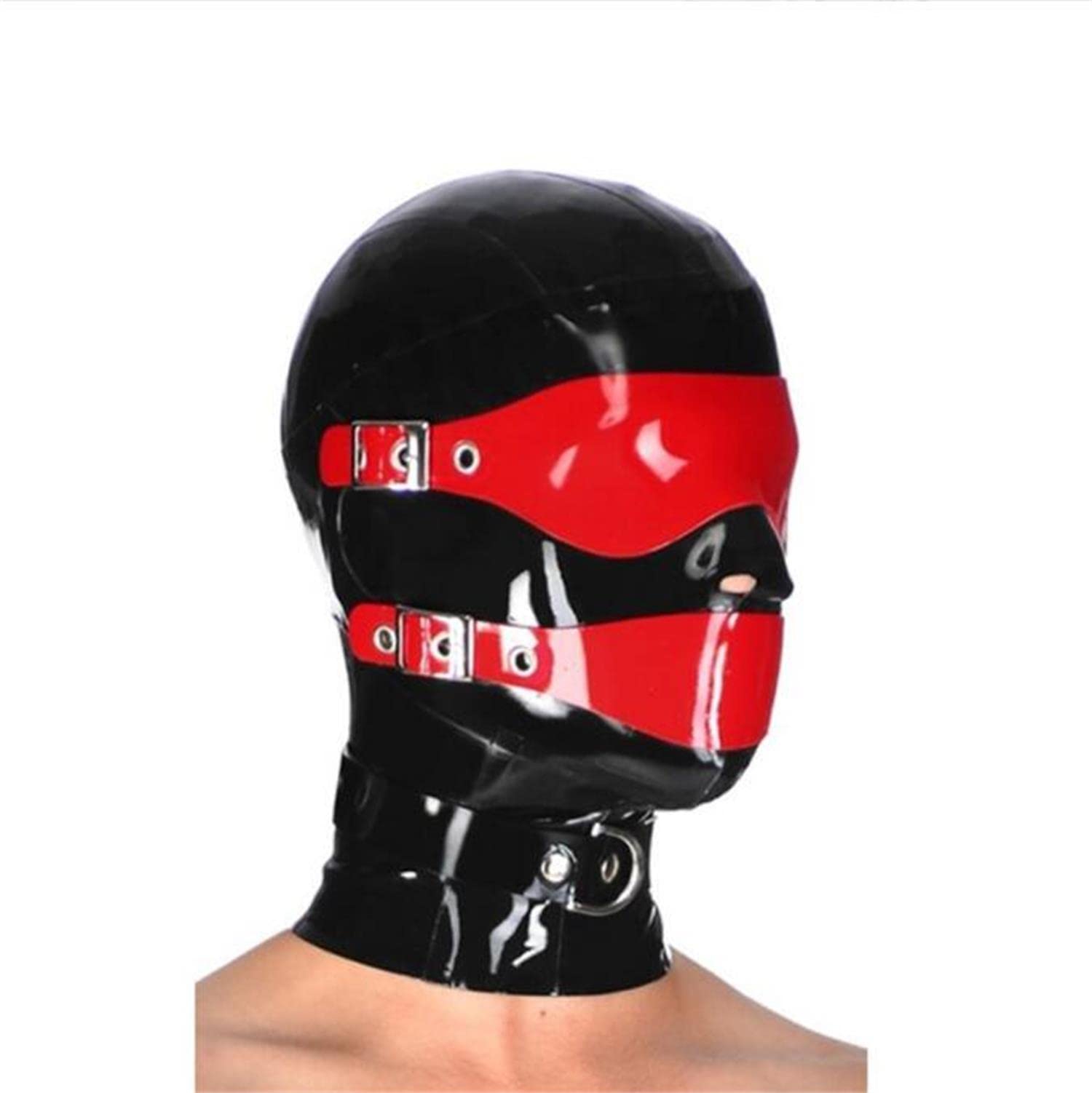 Latex Tête Couverture, caoutchouc TêteMasque Cagoule en latex pour cosplay le jeu de rôle Party Vêtements de club