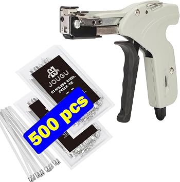 Metal Zip Ties Cutter tightness Adjustable And 500pcs Metal Zip Ties 11.8 inch 304