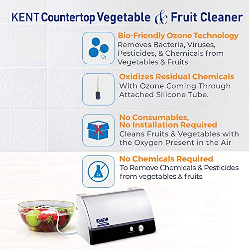 KENT Counter Top Vegetable Cleaner, BioFriendly Ozone Technology