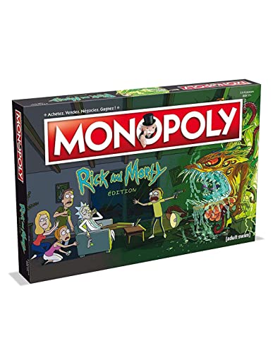 Winning Moves-Monopoly Rick Et Morty, Colore Monopoli, 0262