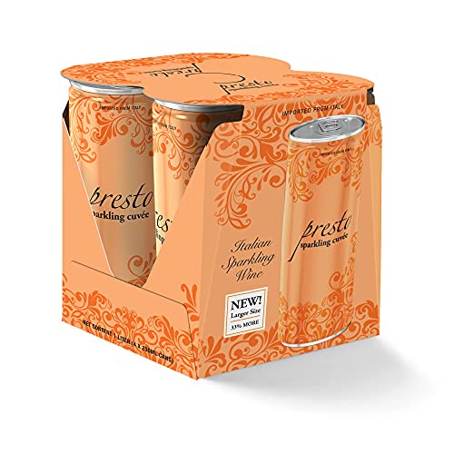 Presto Sparkling Cuvee, 4-pk, 250 mL