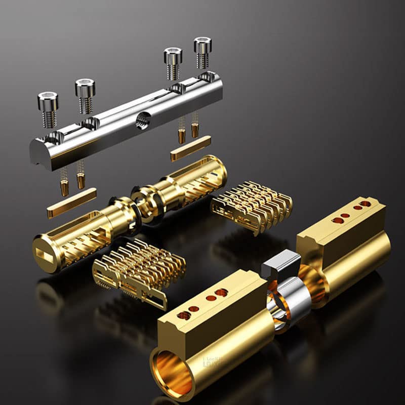 Zamki cylindryczne, Typowe standardowe cylindry zamkowe, zamki kluczowe. Zamki bębenkowe do drzwi wejściowych, zamki do drzwi zewnętrznych, zamek bębenkowy do drzwi 8 kluczy Zamek bębenkowy(120mm)