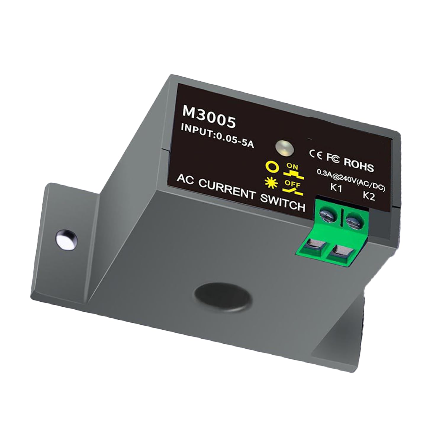 Relè Rilevamento Corrente CC D366 - Interruttore Monitoraggio 0-300A Con Display LED, Per Impianti Elettrici - Foto 6