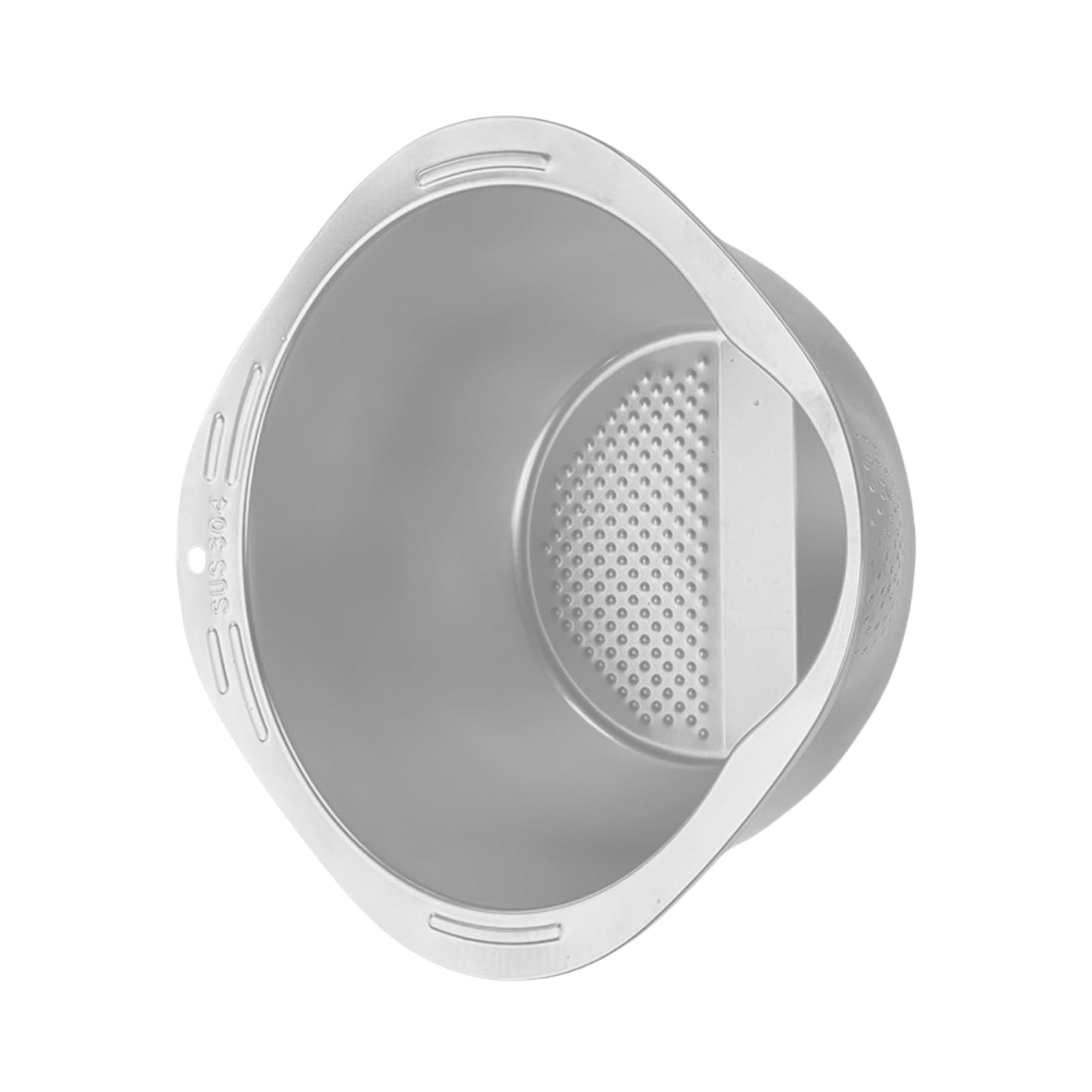 MALSSE Stainless Steel Drain Basket Fruit Vegetable Strainer Kitchen Cleaning Tool Rice Washer Strainer Bowl Easy to Clean Portable Vegetable Colander Kitchen Fruit Drain Bowl Rice Washing Basket