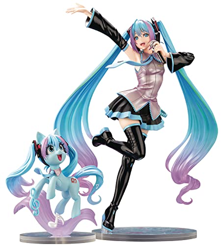 Kotobukiya Hatsune Miku feat. My Little Pony Bishoujo Statue, Multicolor